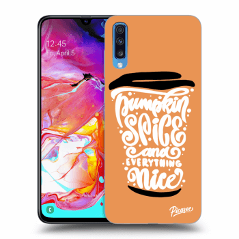 Ovitek za Samsung Galaxy A70 A705F - Pumpkin coffee