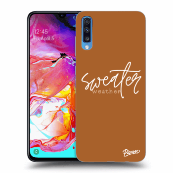 Ovitek za Samsung Galaxy A70 A705F - Sweater weather