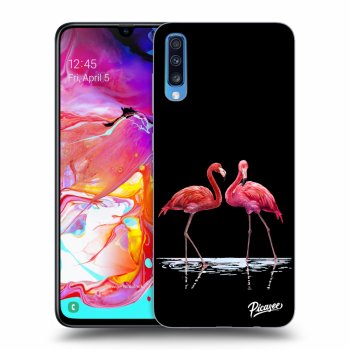 Ovitek za Samsung Galaxy A70 A705F - Flamingos couple
