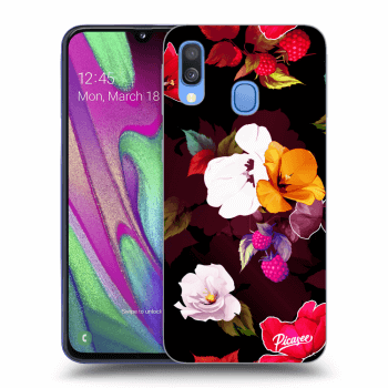 Ovitek za Samsung Galaxy A40 A405F - Flowers and Berries
