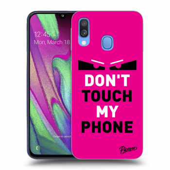 Ovitek za Samsung Galaxy A40 A405F - Shadow Eye - Pink