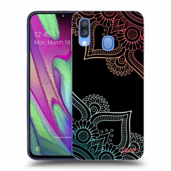 Ovitek za Samsung Galaxy A40 A405F - Flowers pattern