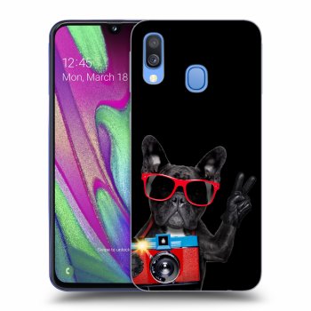 Ovitek za Samsung Galaxy A40 A405F - French Bulldog