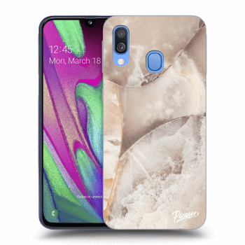 Ovitek za Samsung Galaxy A40 A405F - Cream marble