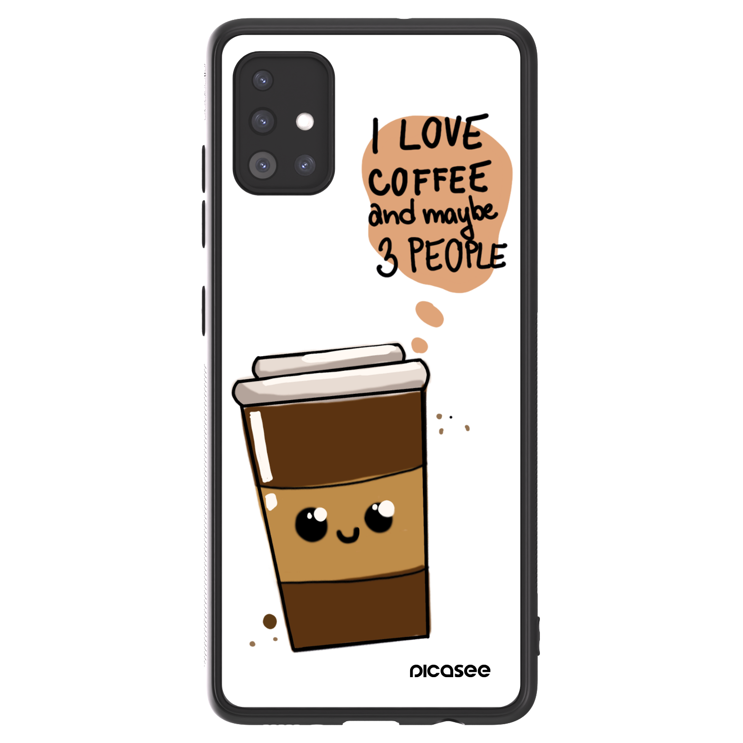 Picasee ULTIMATE CASE za Samsung Galaxy A51 A515F - Cute coffee