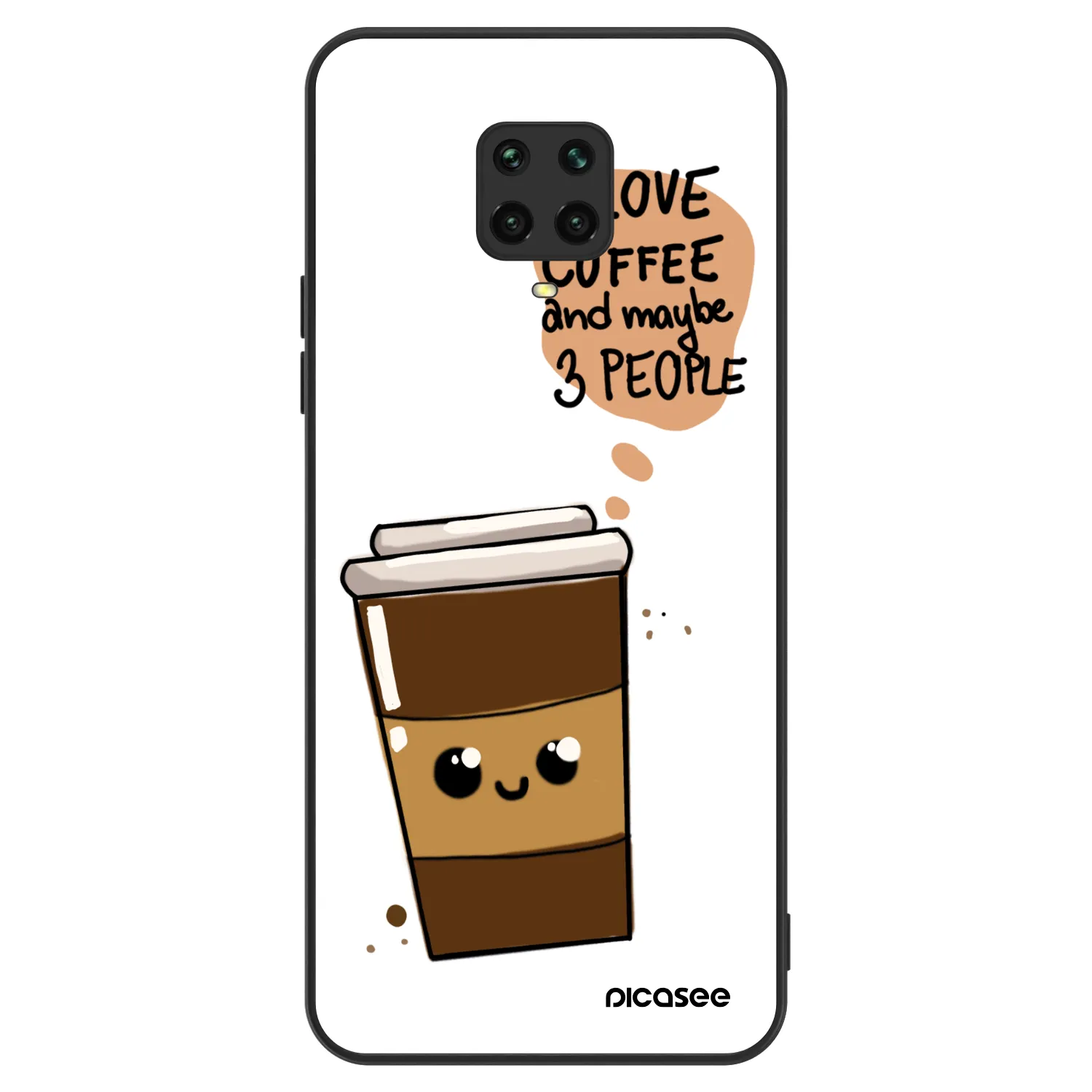 Picasee ULTIMATE CASE za Xiaomi Redmi Note 9 Pro - Cute coffee