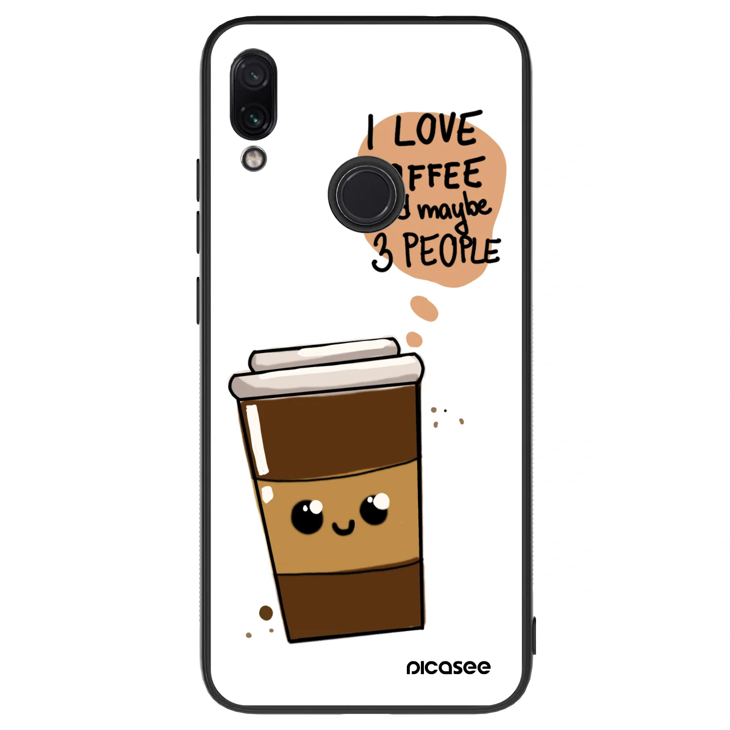 Picasee ULTIMATE CASE za Xiaomi Redmi Note 7 - Cute coffee