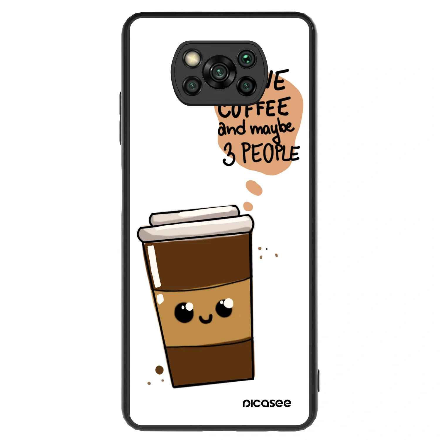 Picasee ULTIMATE CASE za Xiaomi Poco X3 - Cute coffee