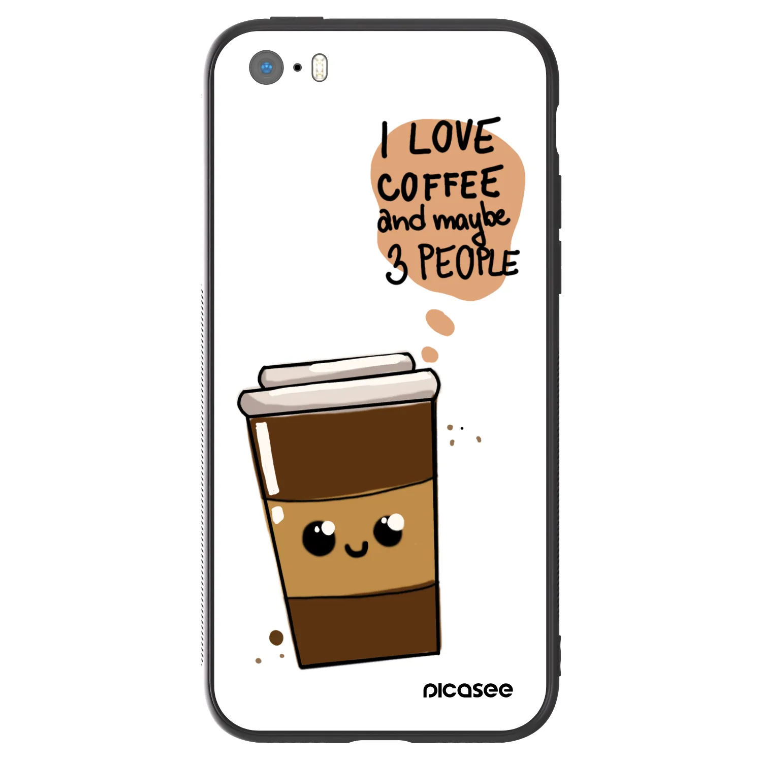 Picasee ULTIMATE CASE za Apple iPhone 5/5S/SE - Cute coffee