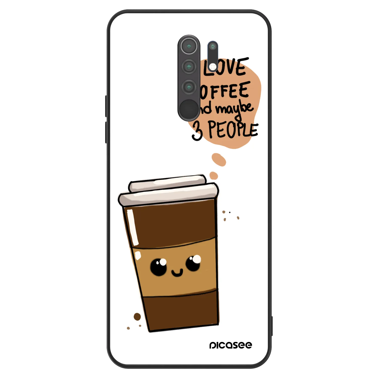 Picasee ULTIMATE CASE za Xiaomi Redmi 9 - Cute coffee