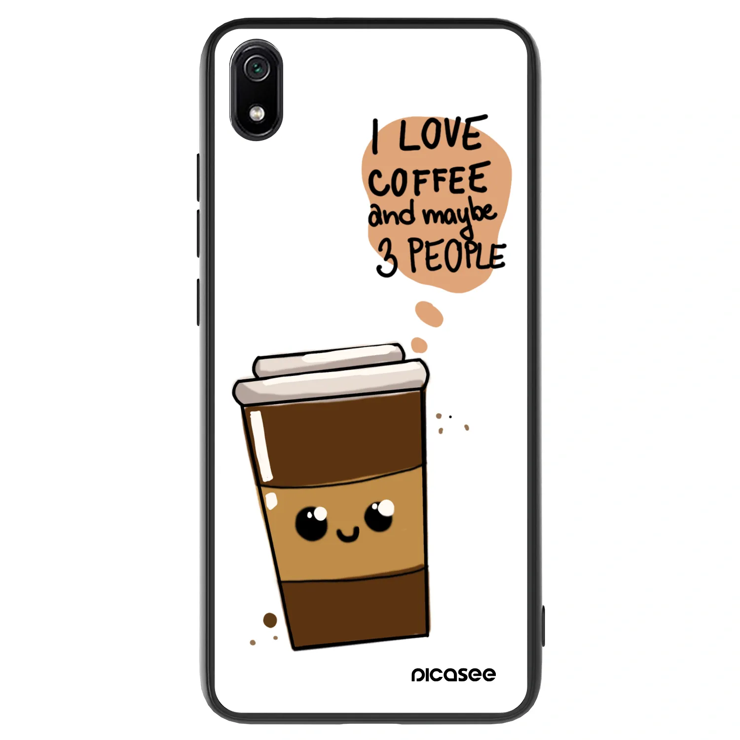 Picasee ULTIMATE CASE za Xiaomi Redmi 7A - Cute coffee