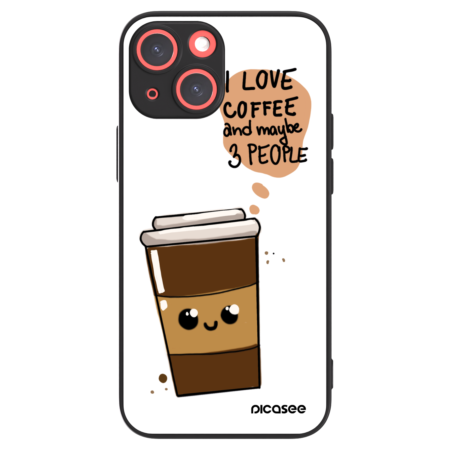 Picasee ULTIMATE CASE za Apple iPhone 13 mini - Cute coffee