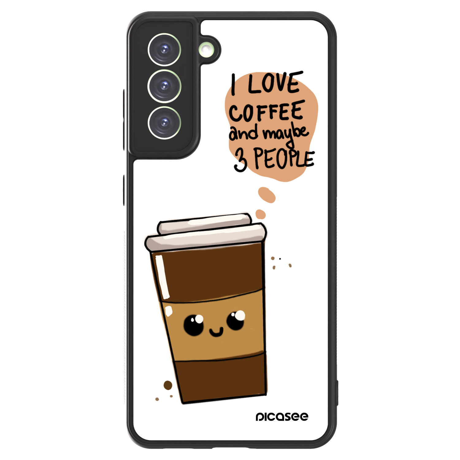Picasee ULTIMATE CASE za Samsung Galaxy S21 FE 5G - Cute coffee