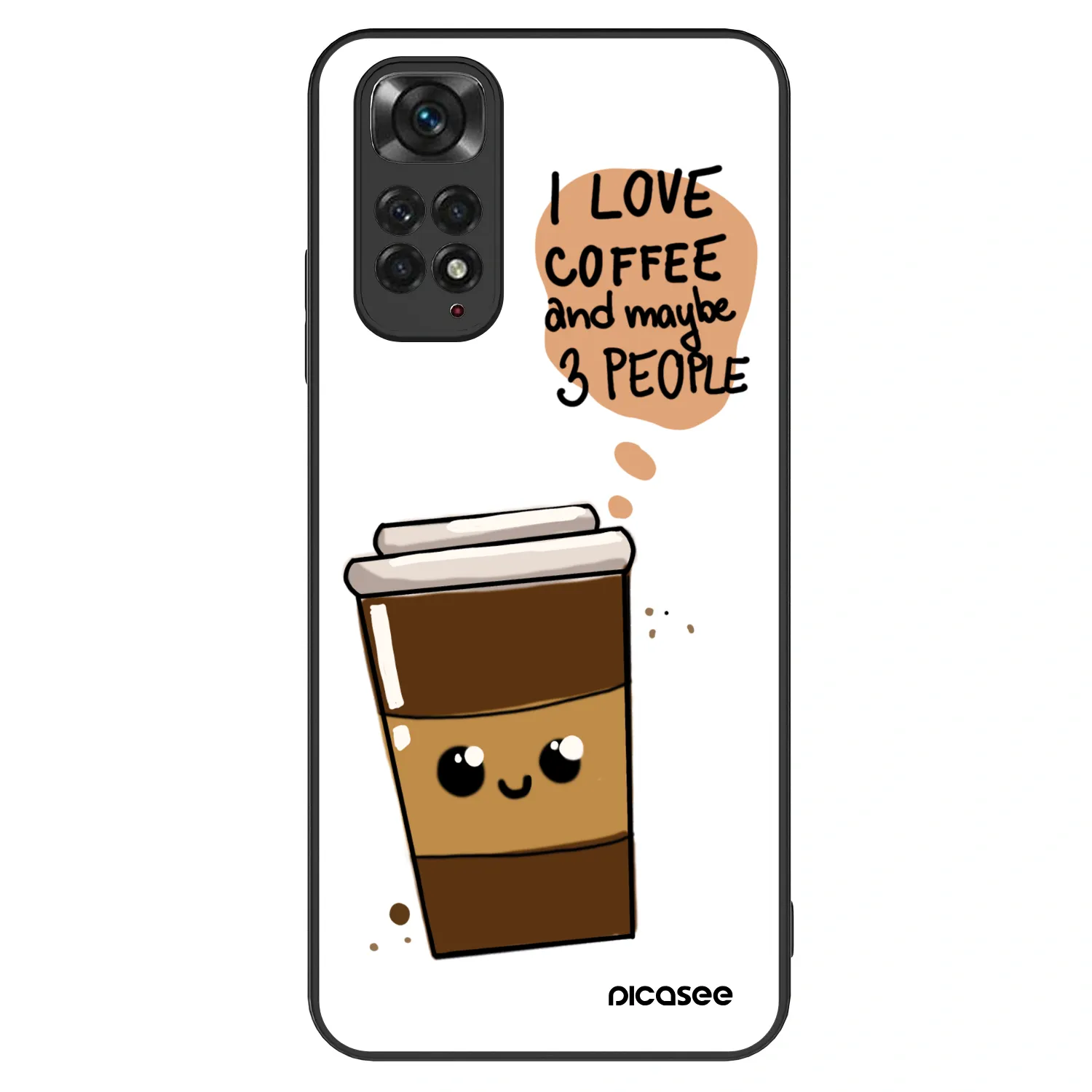 Picasee ULTIMATE CASE za Xiaomi Redmi Note 11 - Cute coffee