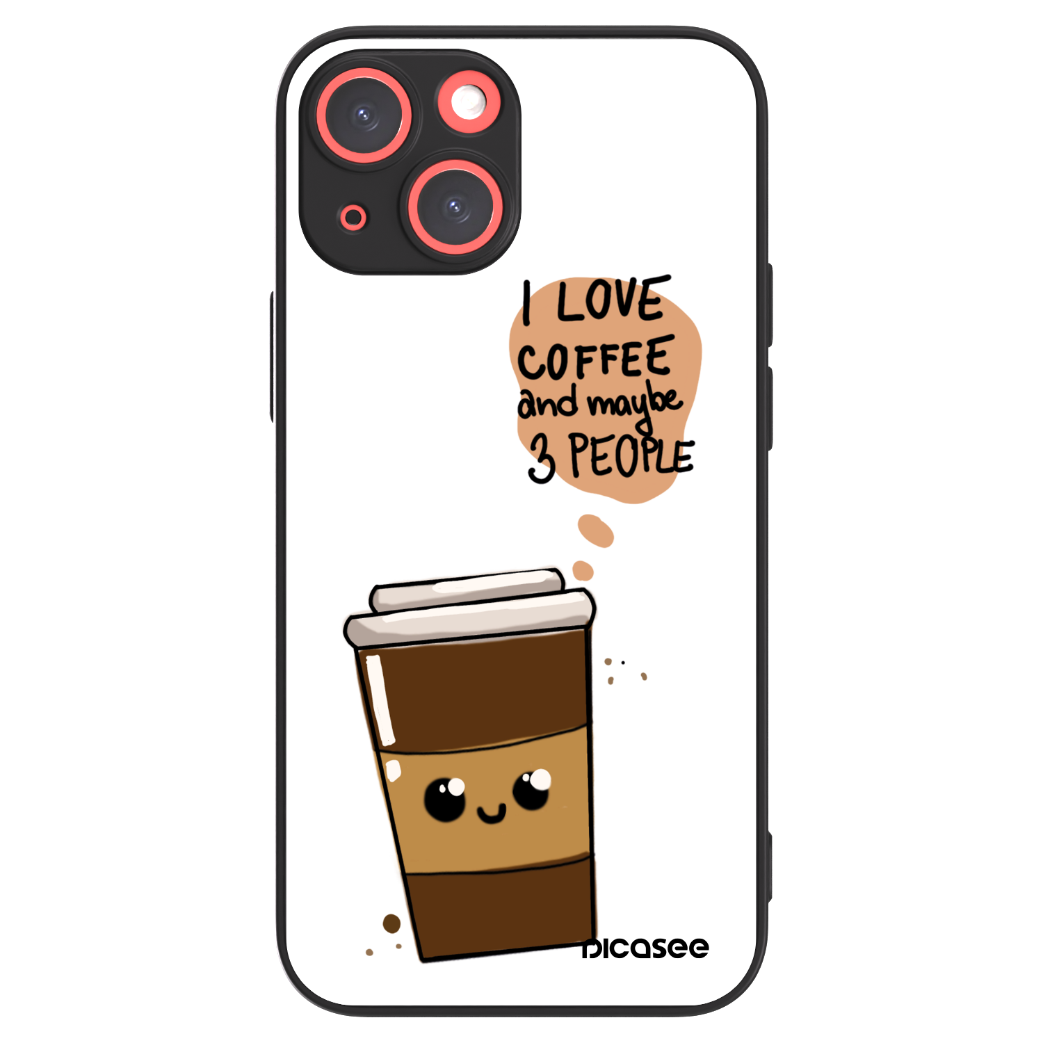 Picasee ULTIMATE CASE MagSafe za Apple iPhone 13 mini - Cute coffee
