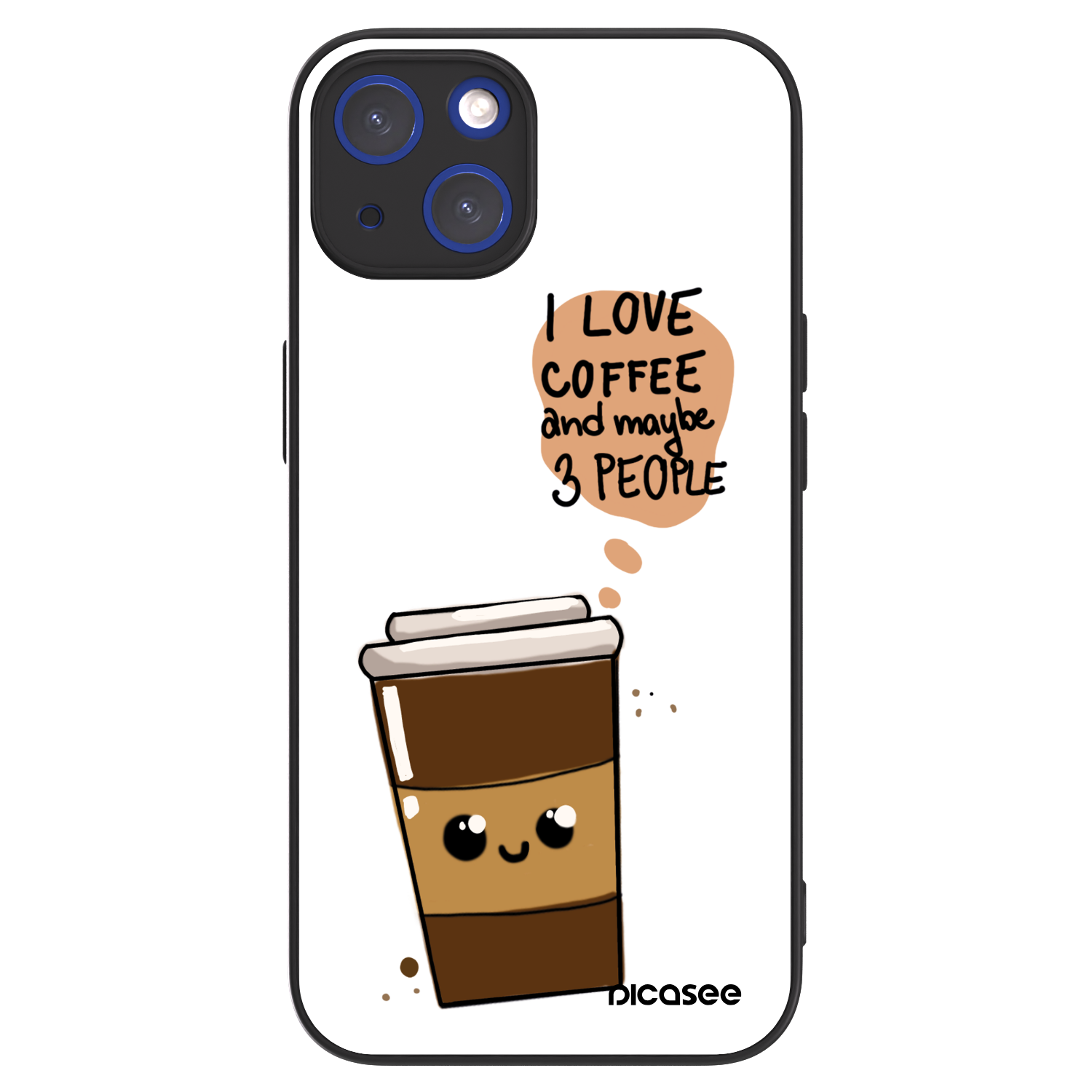 Picasee ULTIMATE CASE MagSafe za Apple iPhone 14 - Cute coffee