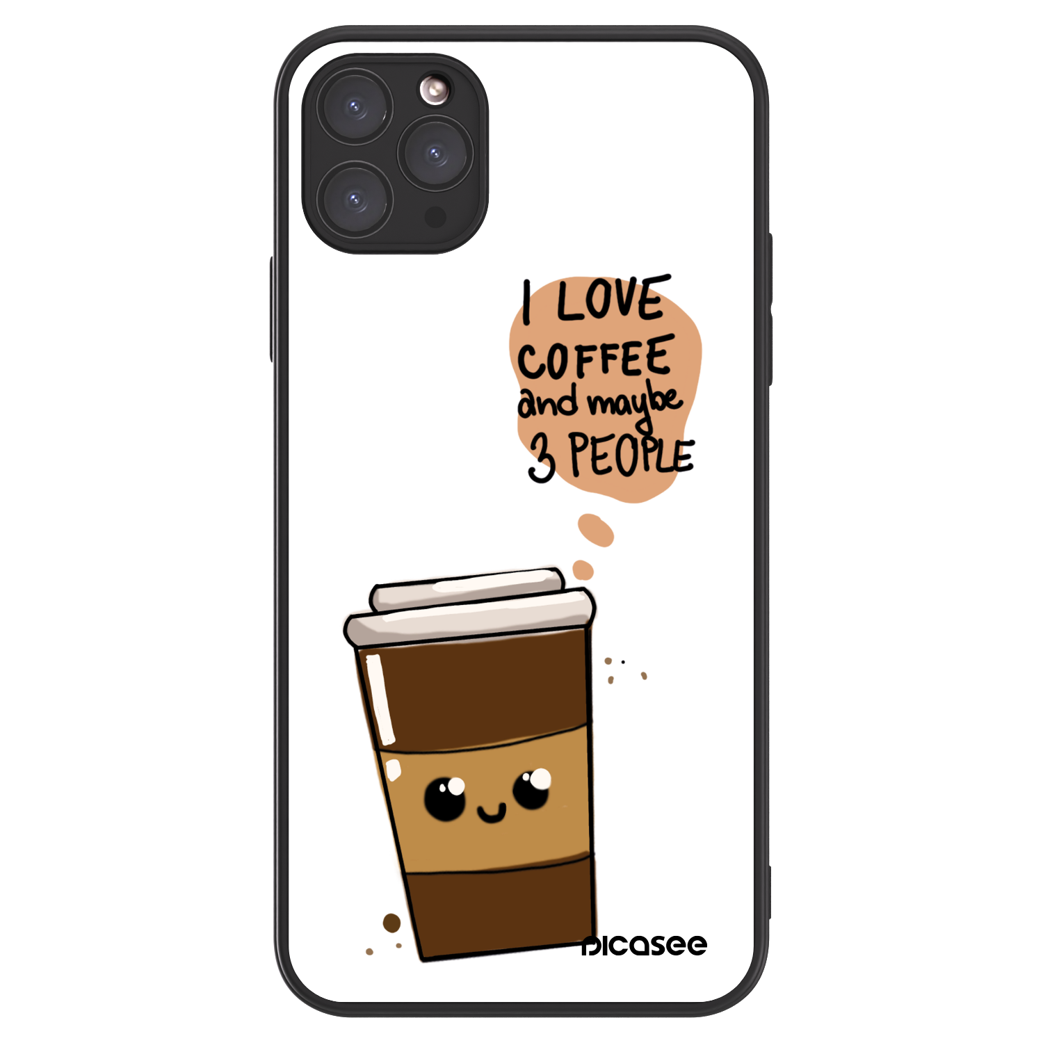 Picasee ULTIMATE CASE MagSafe za Apple iPhone 11 Pro Max - Cute coffee