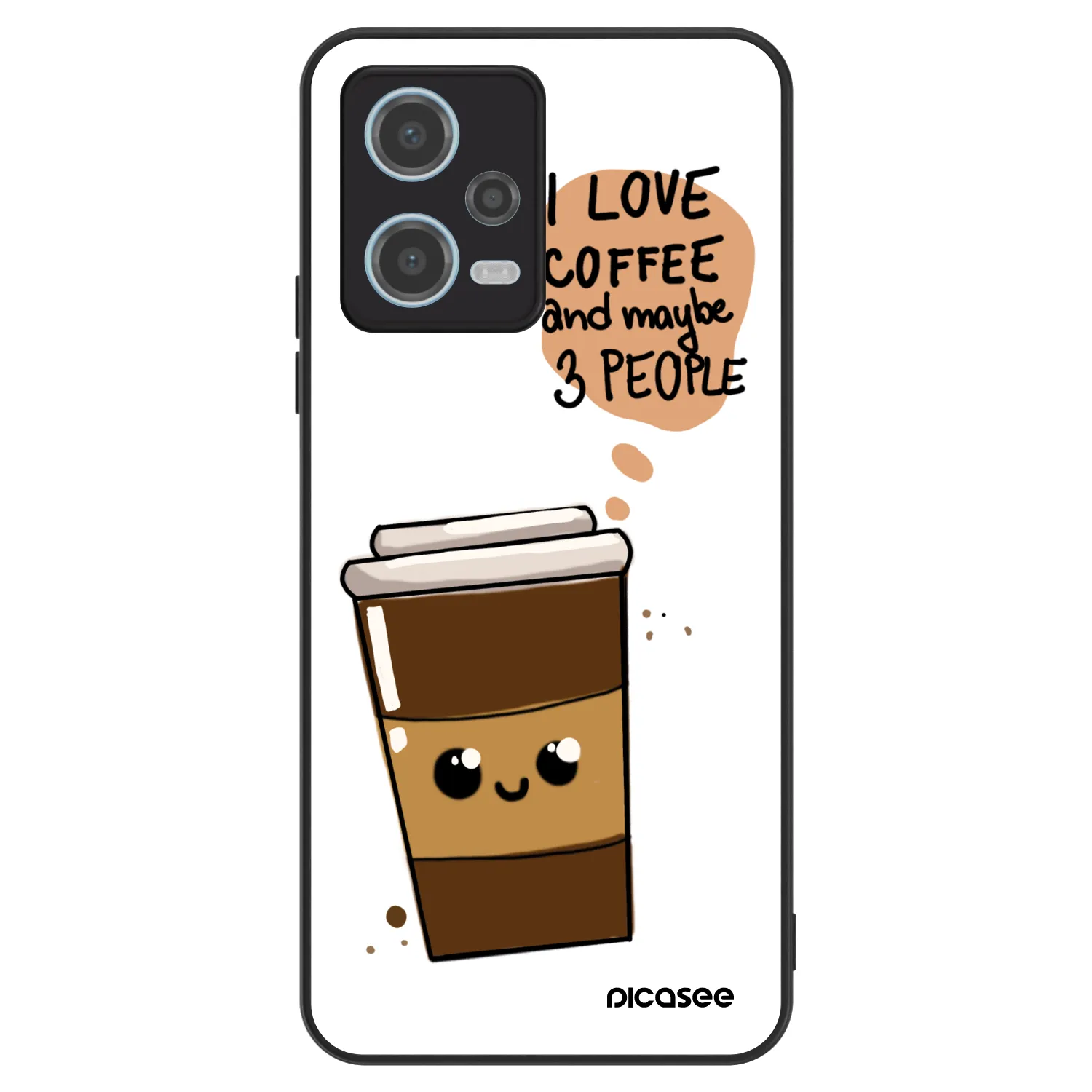Picasee ULTIMATE CASE za Xiaomi Redmi Note 12 5G - Cute coffee