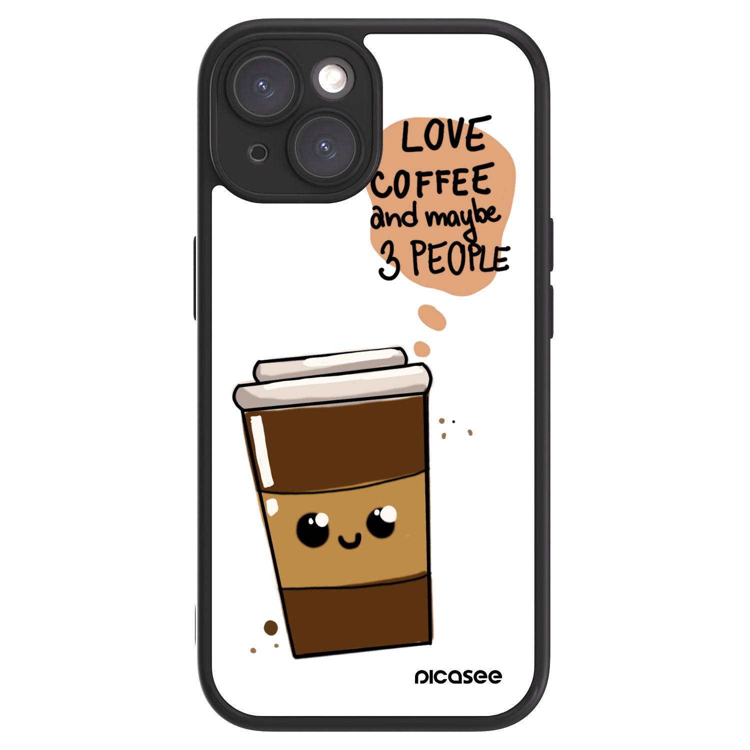 Picasee ULTIMATE CASE za Apple iPhone 15 - Cute coffee