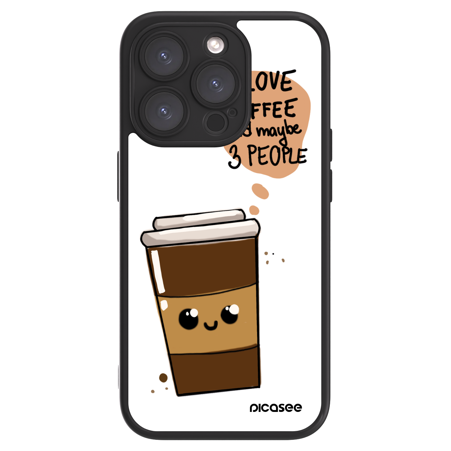 Picasee ULTIMATE CASE za Apple iPhone 15 Pro - Cute coffee
