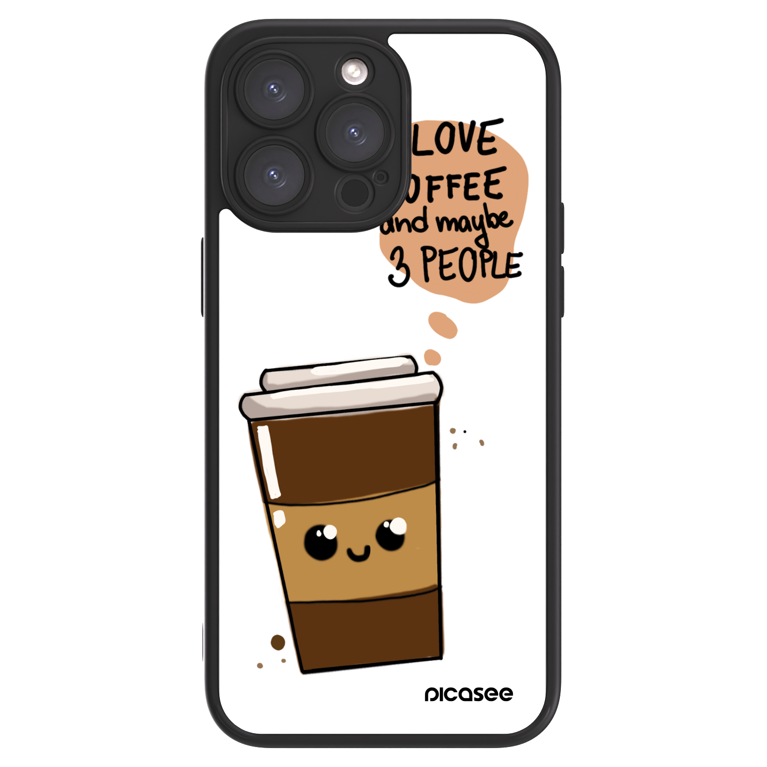 Picasee ULTIMATE CASE za Apple iPhone 15 Pro Max - Cute coffee