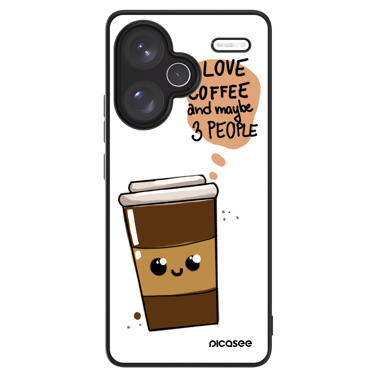 Picasee ULTIMATE CASE za Xiaomi Redmi Note 13 Pro+ 5G - Cute coffee