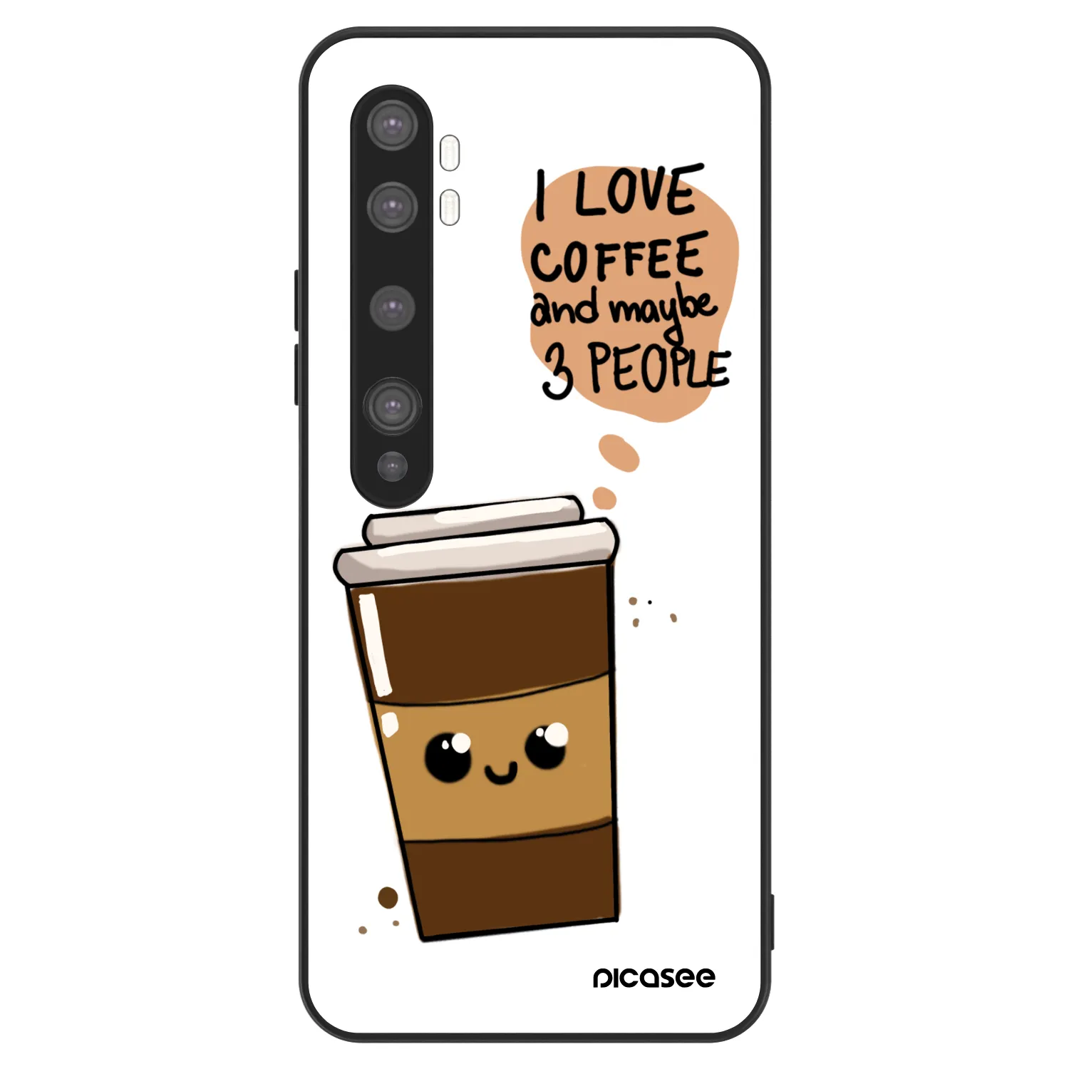 Picasee ULTIMATE CASE za Xiaomi Mi Note 10 (Pro) - Cute coffee