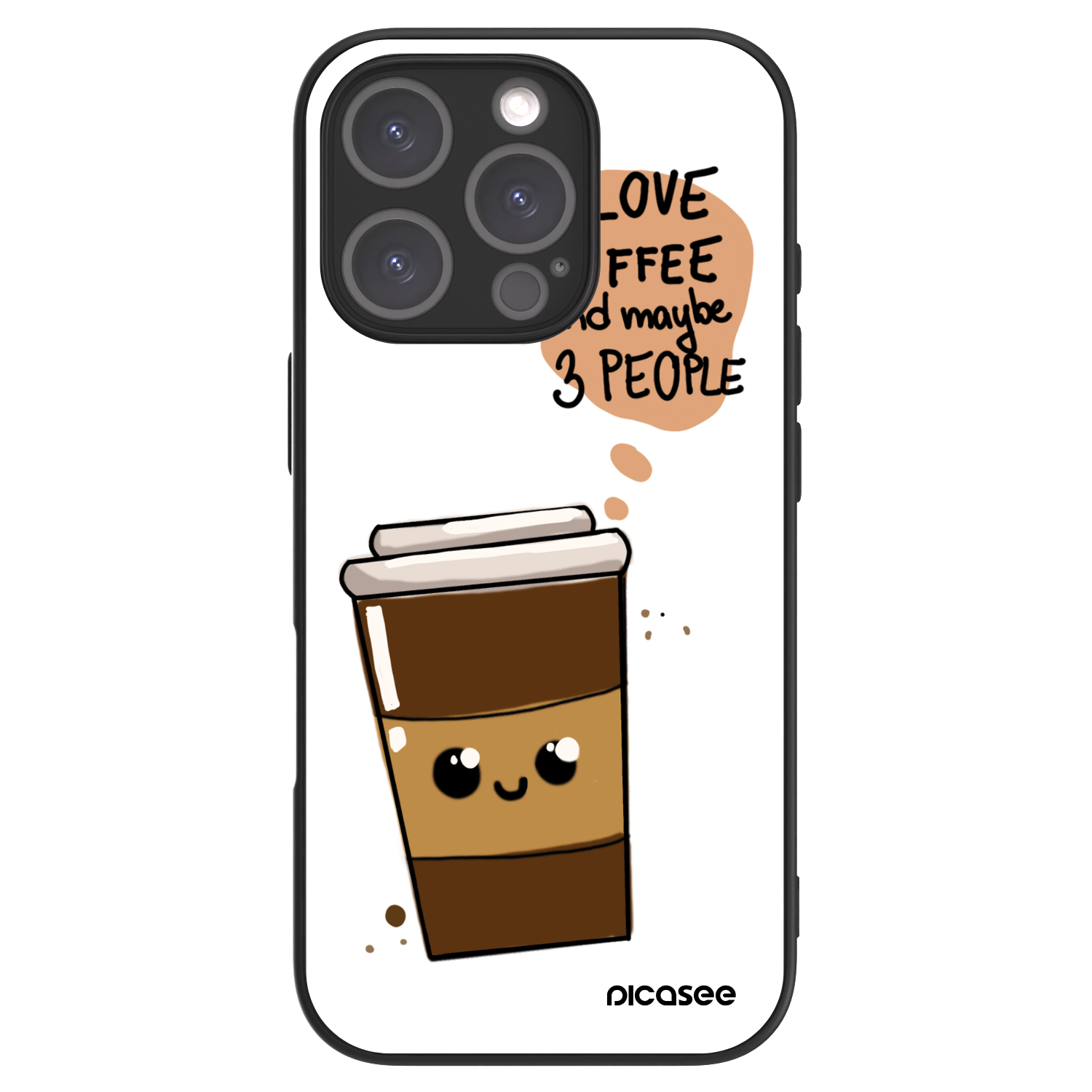 Picasee ULTIMATE CASE za Apple iPhone 16 Pro - Cute coffee