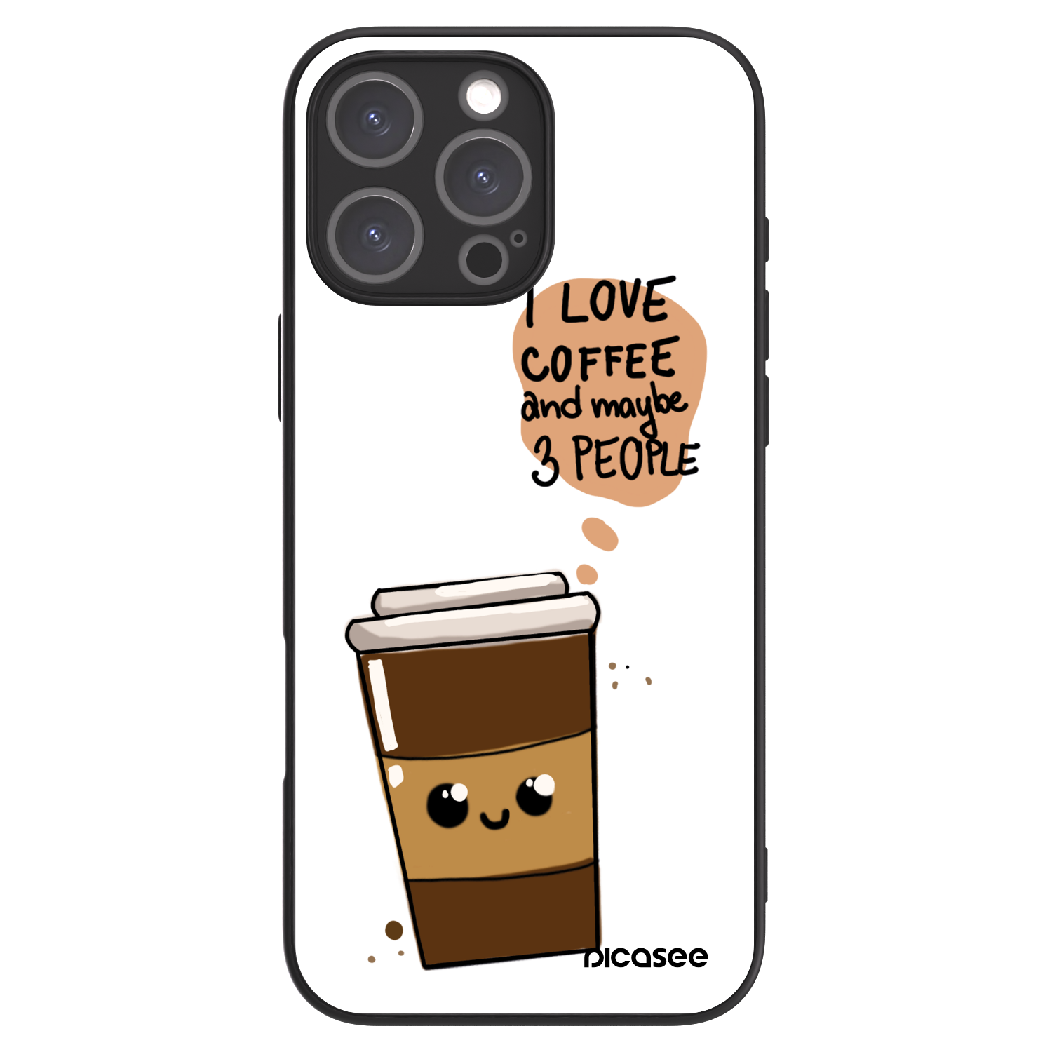 Picasee ULTIMATE CASE MagSafe za Apple iPhone 16 Pro Max - Cute coffee