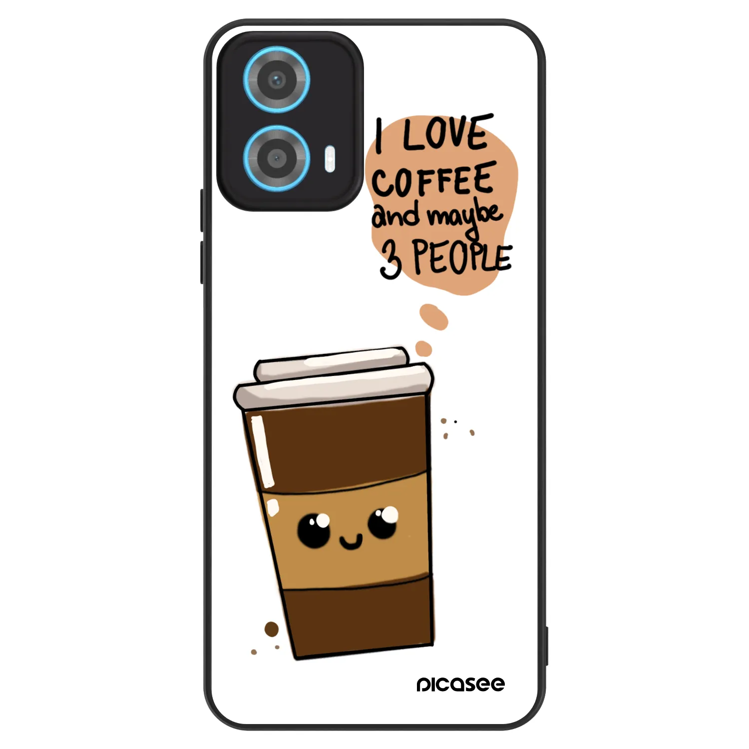 Picasee ULTIMATE CASE za Motorola Moto G34 5G - Cute coffee