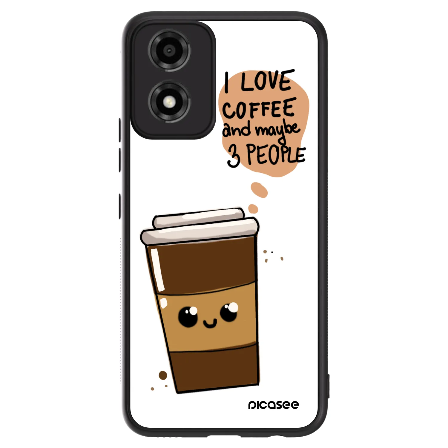 Picasee ULTIMATE CASE za Motorola Moto E14 - Cute coffee