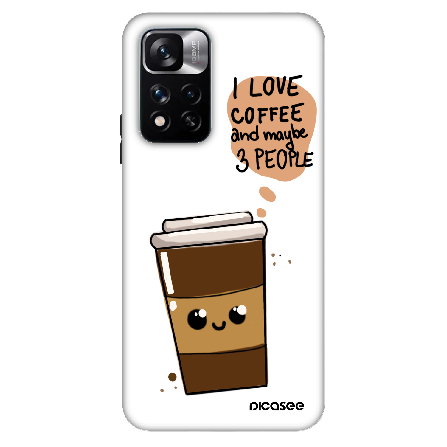 Picasee Fashion Case za Xiaomi Redmi Note 11 Pro 5G - Cute coffee