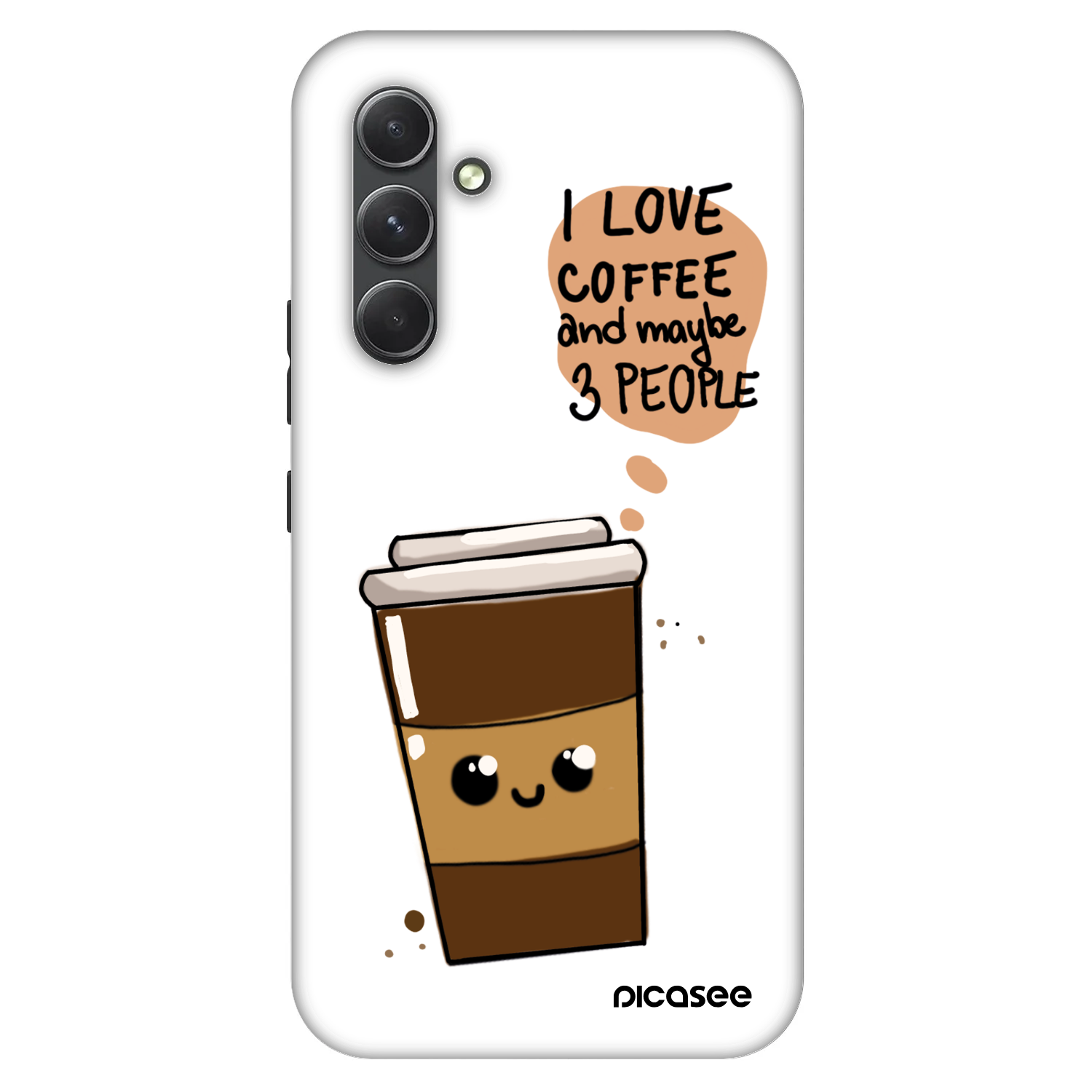 Picasee Fashion Case za Samsung Galaxy A54 5G A546B - Cute coffee
