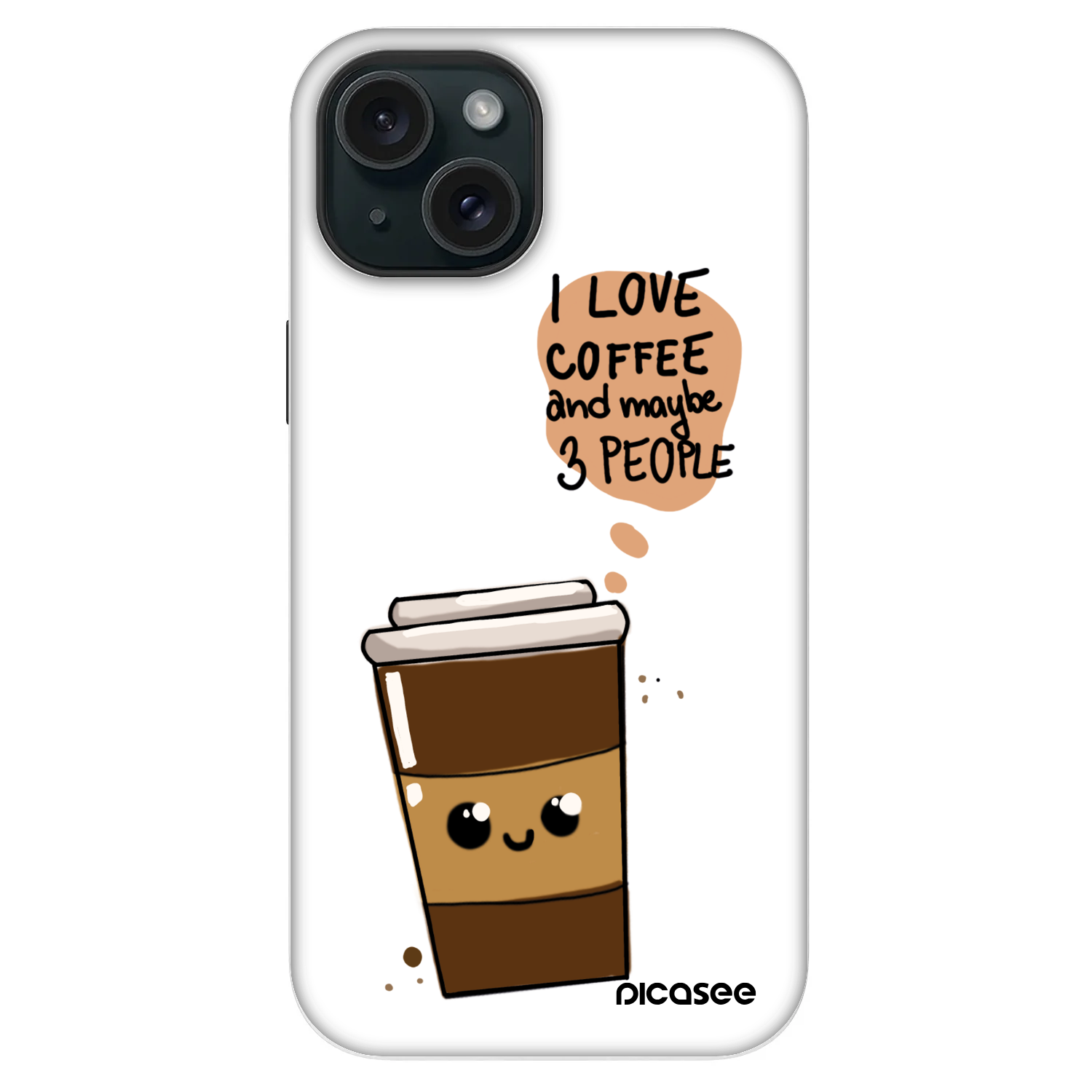 Picasee Fashion Case MagSafe za Apple iPhone 14 - Cute coffee