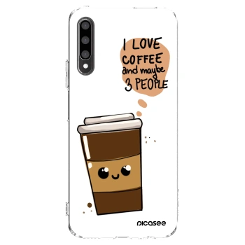 Picasee silikonski prozorni ovitek za Honor 9X Pro - Cute coffee