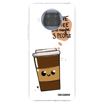 Picasee silikonski prozorni ovitek za Xiaomi Mi 10T Lite - Cute coffee