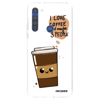 Ovitek za Motorola Moto G8 - Cute coffee