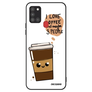 Ovitek za Samsung Galaxy A21s - Cute coffee