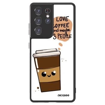 Ovitek za Samsung Galaxy S21 Ultra 5G G998B - Cute coffee