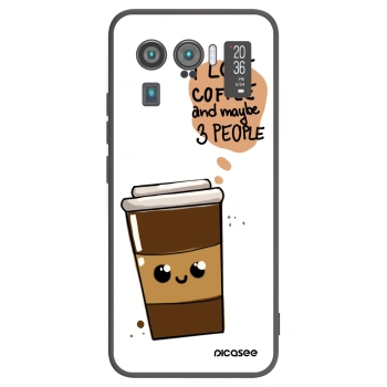 Picasee silikonski črni ovitek za Xiaomi Mi 11 Ultra - Cute coffee