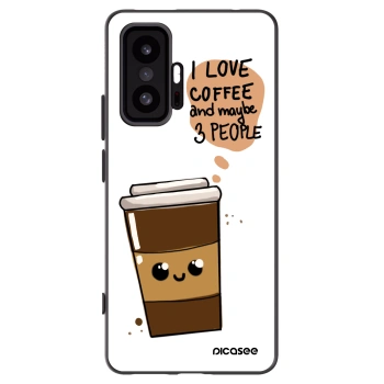 Picasee silikonski črni ovitek za Xiaomi 11T Pro - Cute coffee