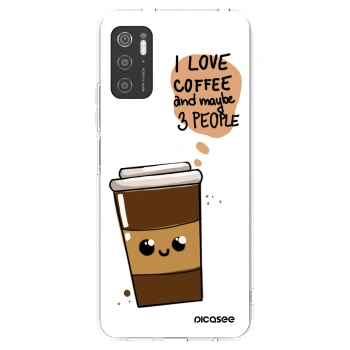 Picasee silikonski prozorni ovitek za Xiaomi Poco M3 Pro 5G - Cute coffee