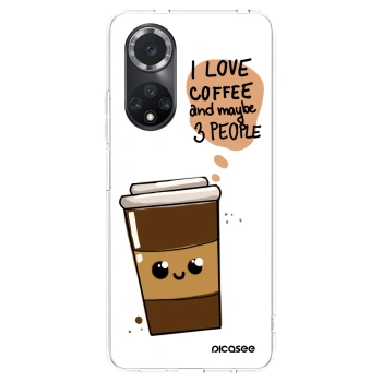 Picasee silikonski prozorni ovitek za Huawei Nova 9 SE - Cute coffee