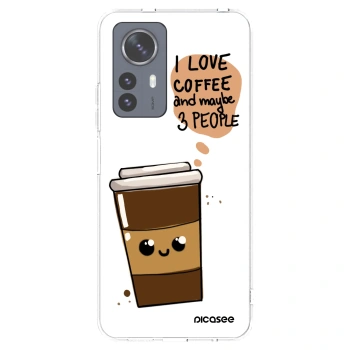 Picasee silikonski prozorni ovitek za Xiaomi 12 Pro - Cute coffee