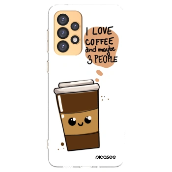 Picasee silikonski prozorni ovitek za Samsung Galaxy A33 5G A336 - Cute coffee