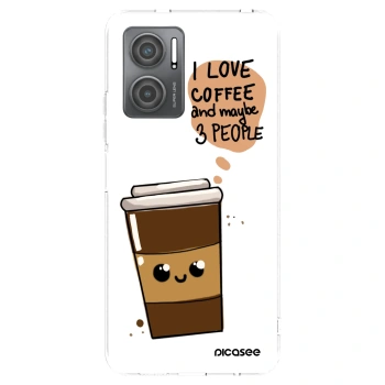 Picasee silikonski prozorni ovitek za Xiaomi Redmi 10 5G - Cute coffee
