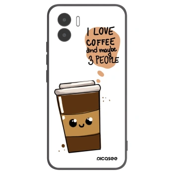 Picasee silikonski črni ovitek za Xiaomi Redmi A1 - Cute coffee