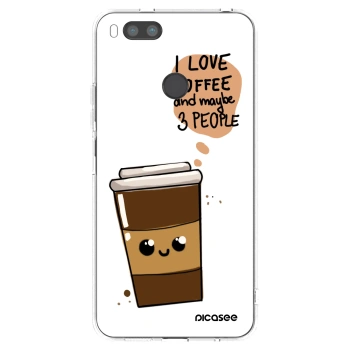 Picasee silikonski prozorni ovitek za Xiaomi Redmi A1 - Cute coffee