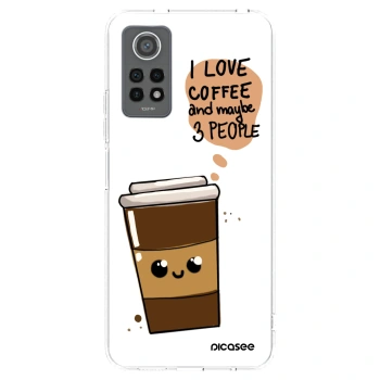 Picasee silikonski prozorni ovitek za Xiaomi Redmi Note 12 Pro 4G - Cute coffee