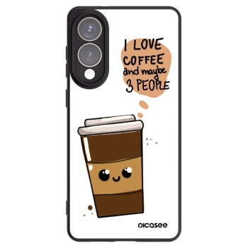 Picasee silikonski črni ovitek za Samsung Galaxy S25 Edge 5G - Cute coffee